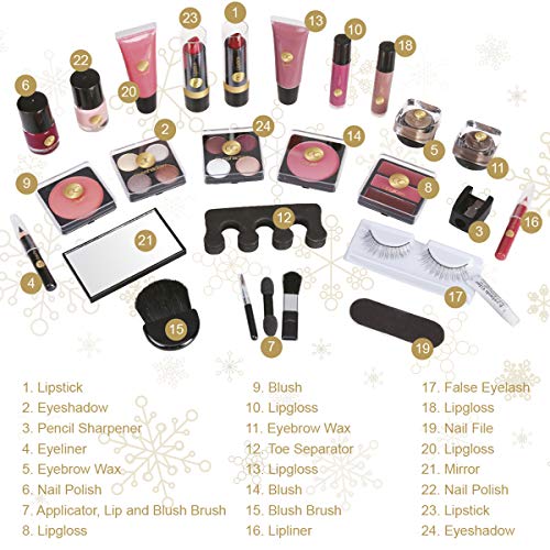 Accentra Beauty Adventskalender 2020 für Frauen mit 24 Make-up, Kosmetik und Accessoires Produkten für eine abwechslungsreiche und stylische Adventszeit variant