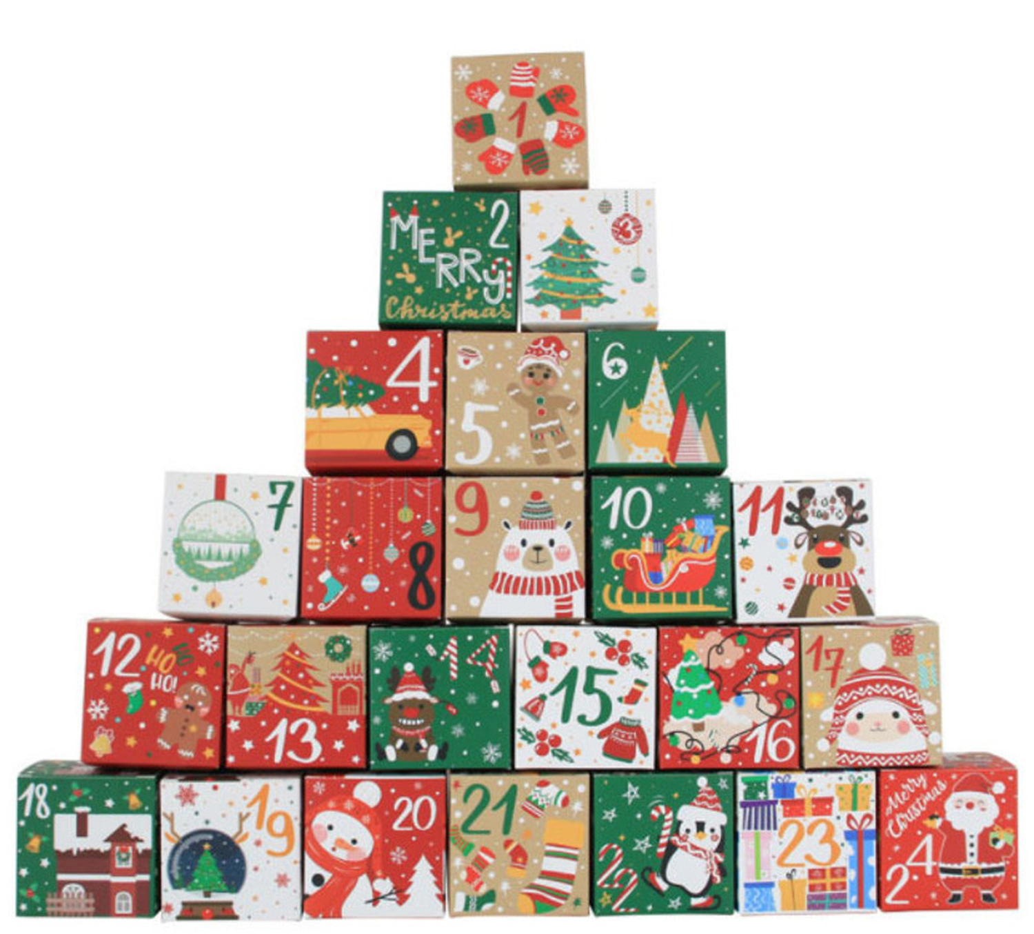 The Range Christmas Countdown Advent Calendar Gift Boxes