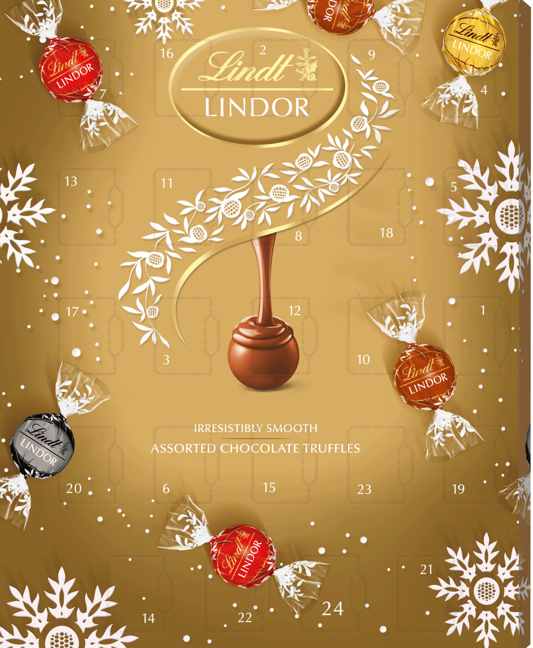 Lindt Lindor Gold 300g Advent Calendar