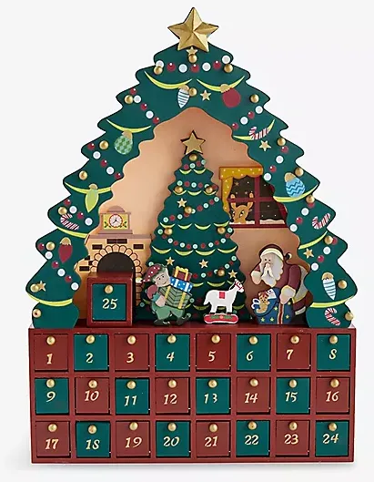 Kurt Andler - Selfridges Edit Christmas Tree Wooden Advent Calendar
