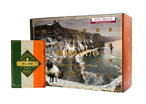 Vita Dulcis Whiskey Ireland Adventskalender 2022 - Weihnachtskalender mit 24x0,02l Miniaturen