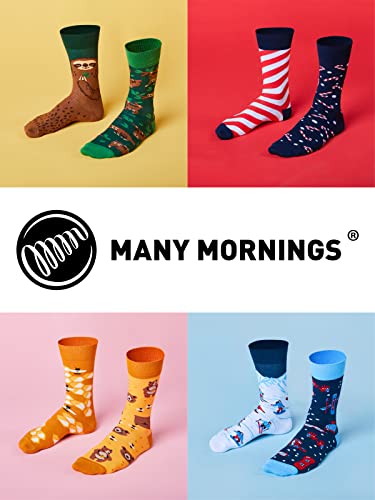 Many Mornings Socken Adventskalender 24 lustige und bunte Socken - 35-38 variant