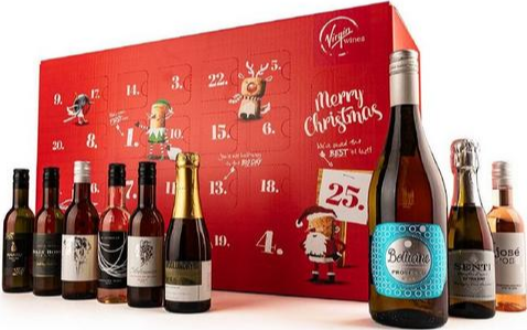Virgin Wines Luxury White Wine Advent Calendar - Inhalt Content (EN)