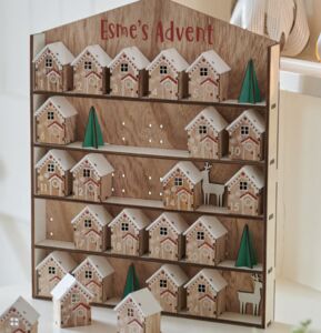 TheLittleBoysRoom Fill Your Own Personalised House Advent Calendar 2023