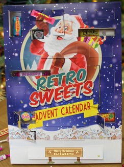 Personalised Retro Sweets Advent Calendar 2023