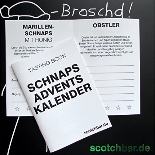 Schnaps Adventskalender in edler Geschenkbox exklusiv von scotchbar – 24 hochwertige Schnäpse variant