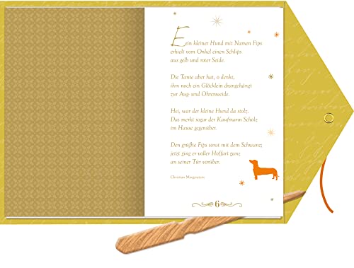 Briefbuch: Advent auf vier Pfoten - 24 Zitate und Weisheiten (Literarische Adventskalender) variant