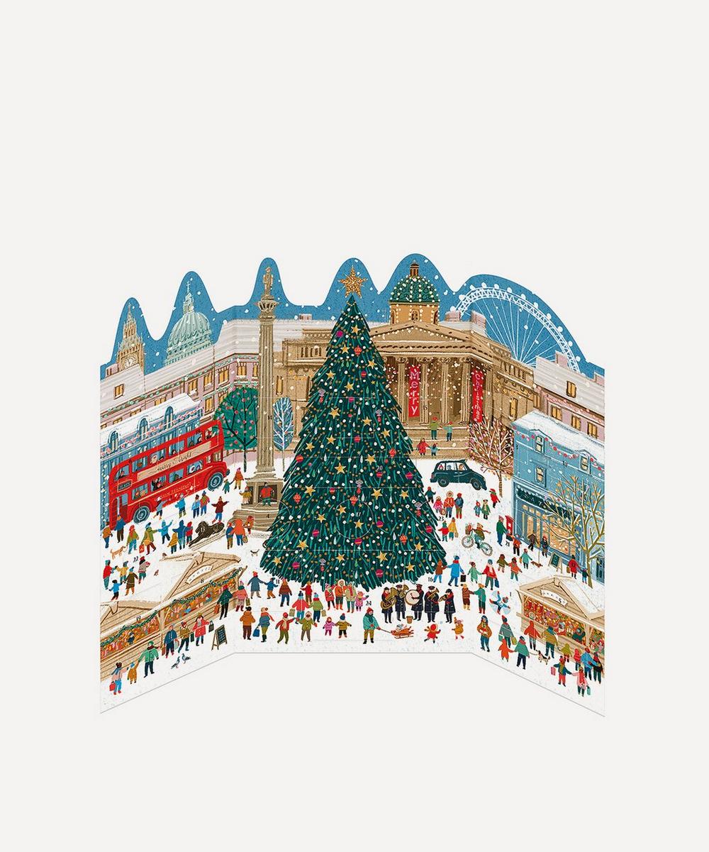 Christmas Ice Skating London Card Advent Calendar | Liberty