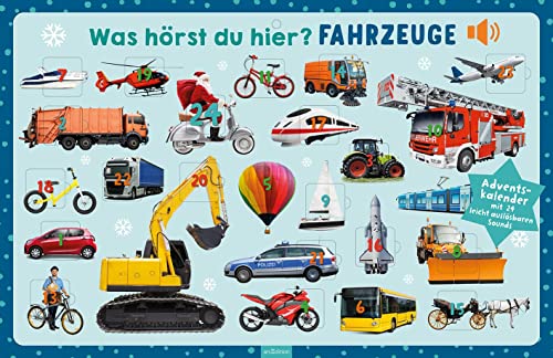 Ars Edition Fahrzeuge Adventskalender