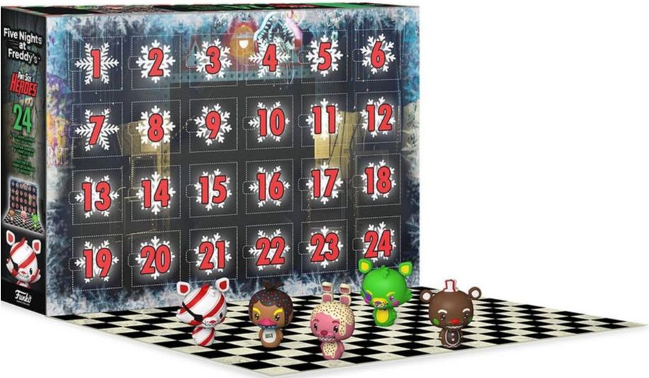 Funko Five Nights at Freddy's Blacklight Advent Calendar - Inhalt Content (EN)