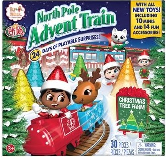 The Elf On The Shelf North Pole Train  Advent Calendar 2023