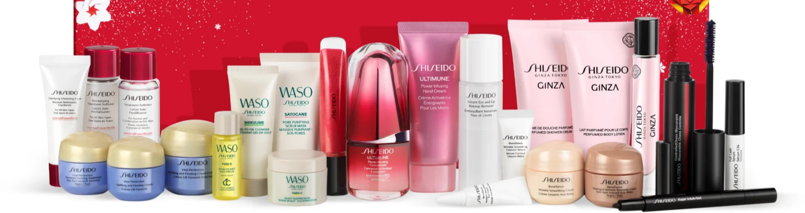 Shiseido Advent Calendar 2022 - Inhalt