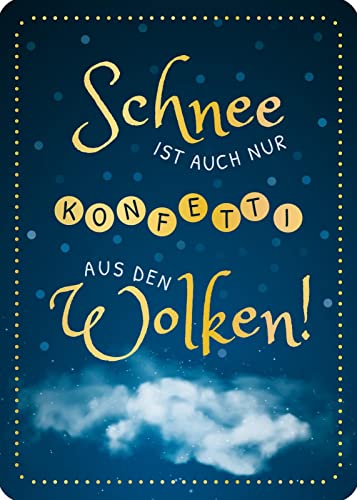 Make it a December to remember: 24 Sprüchepostkarten in schönem Handlettering-Design | Stimmungsvoller Postkarten-Adventskalender variant