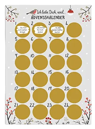 Warum ich Dich liebe/mag Adventskalender