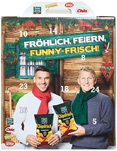 Funny-Frisch Intersnack-Adventskalender Schweinsteiger & Podolski 'Unser Wintervorrat', 790g variant