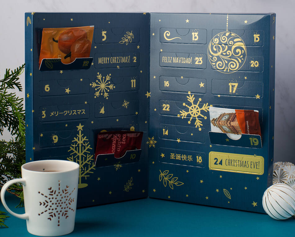 Adagio Tea 24 Loose Tea Advent Calendar - Inhalt Content (EN)