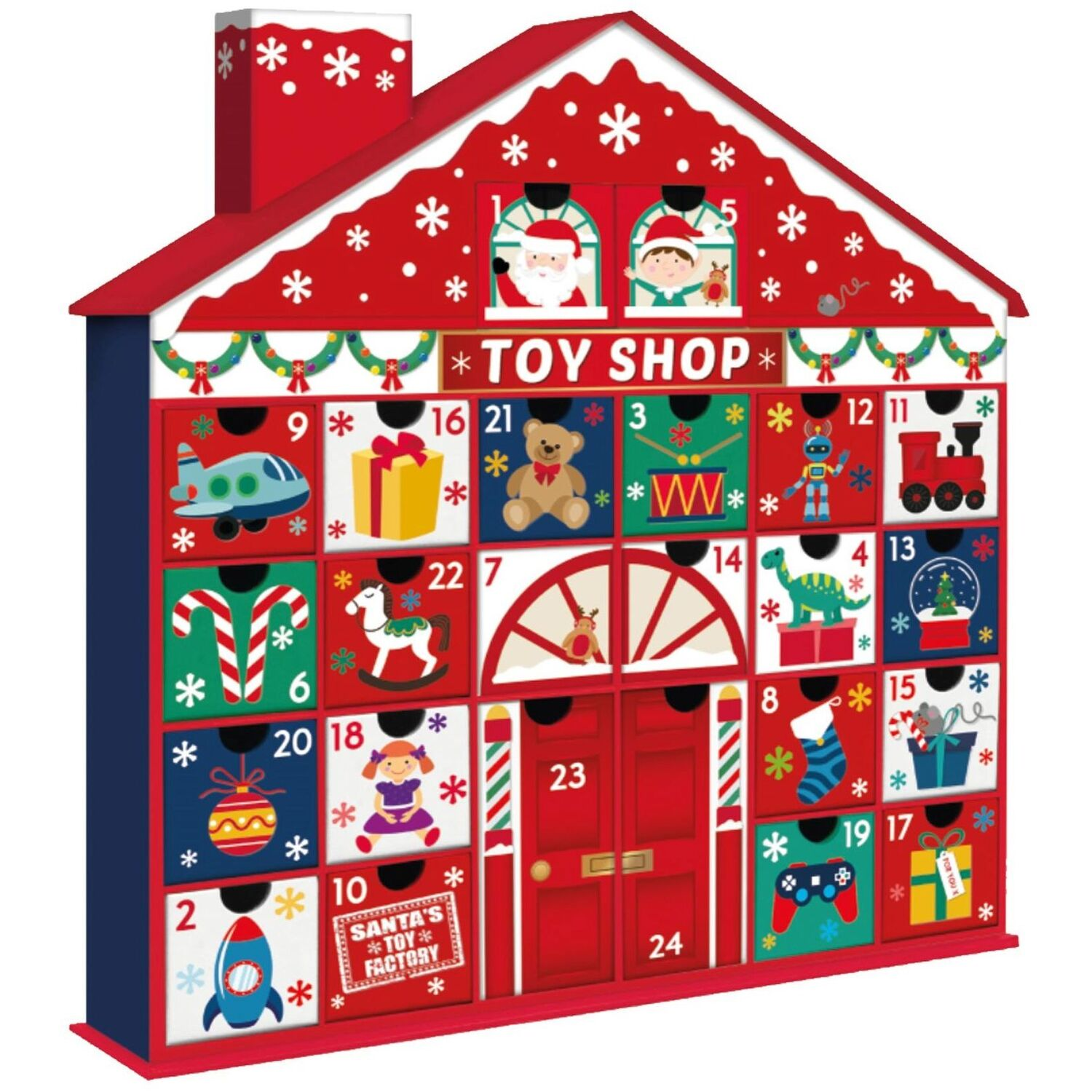 Toy Shop Advent Calendar - Red 2023