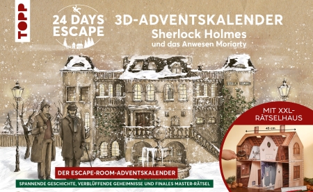 24 DAYS ESCAPE 3D-Adventskalender – Sherlock Holmes und das Anwesen Moriarty