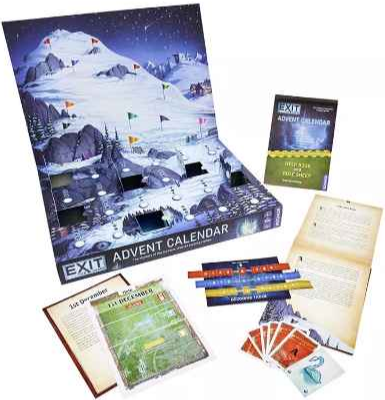 24 Days Exit: Mystery Of The Ice Cave Advent Calendar - Inhalt Content (EN)