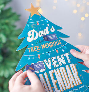 Oakdene Designs Personalised Funny Dad Joke Advent Calendar 2023