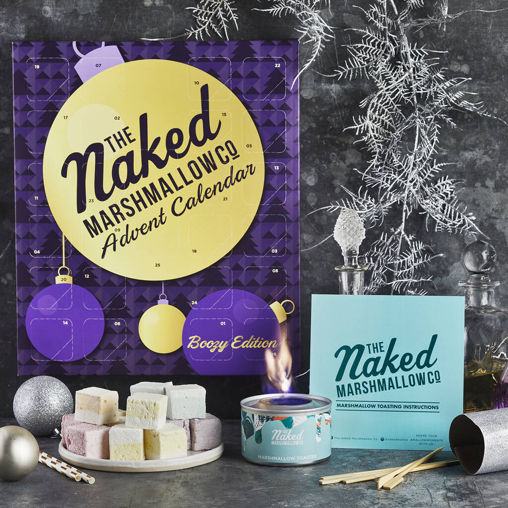 The Naked Marshmallow Boozy Gourmet Marshmallow Advent Calendar