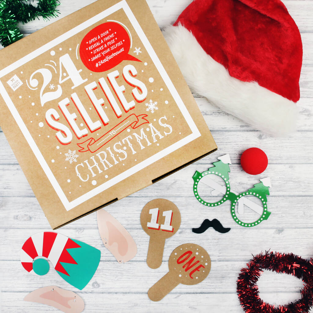 Postbox Party 24 Selfies To Christmas Advent Calendar