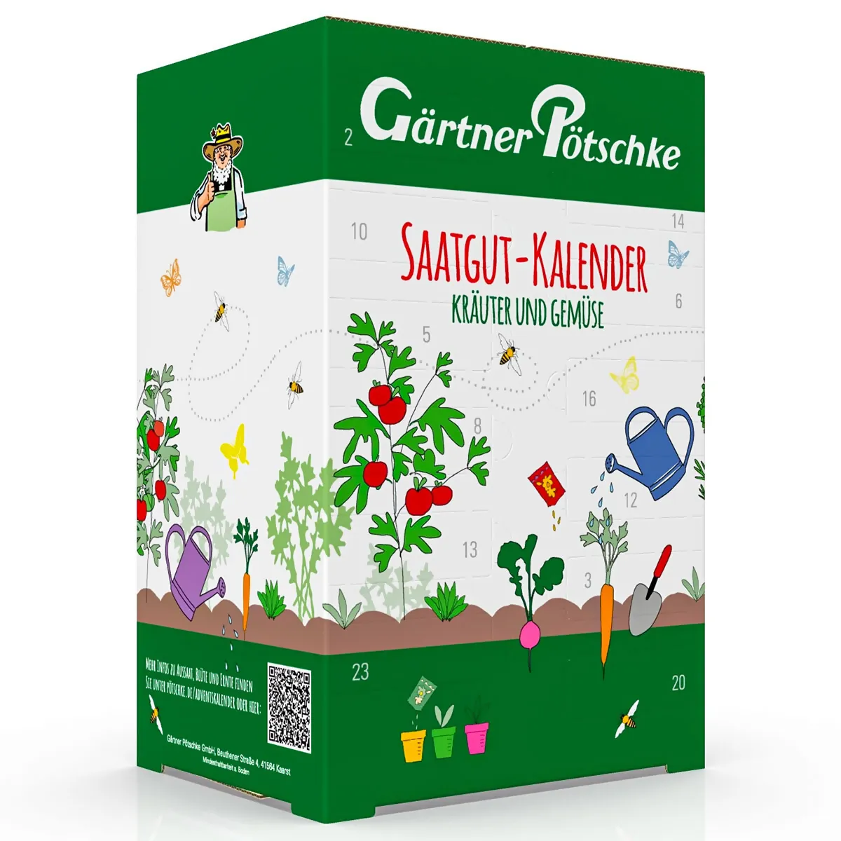 Saatgut-Adventskalender Kräuter & Gemüse