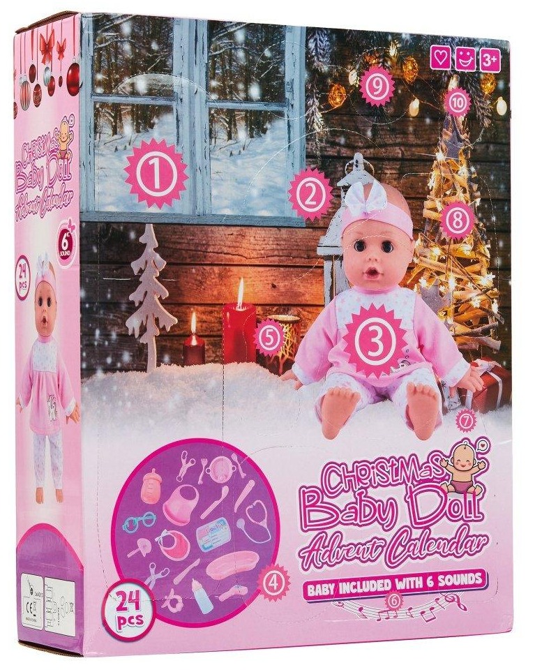 Advent Calendars | Baby Doll Accessories Christmas Advent Calendar | kreativekraft