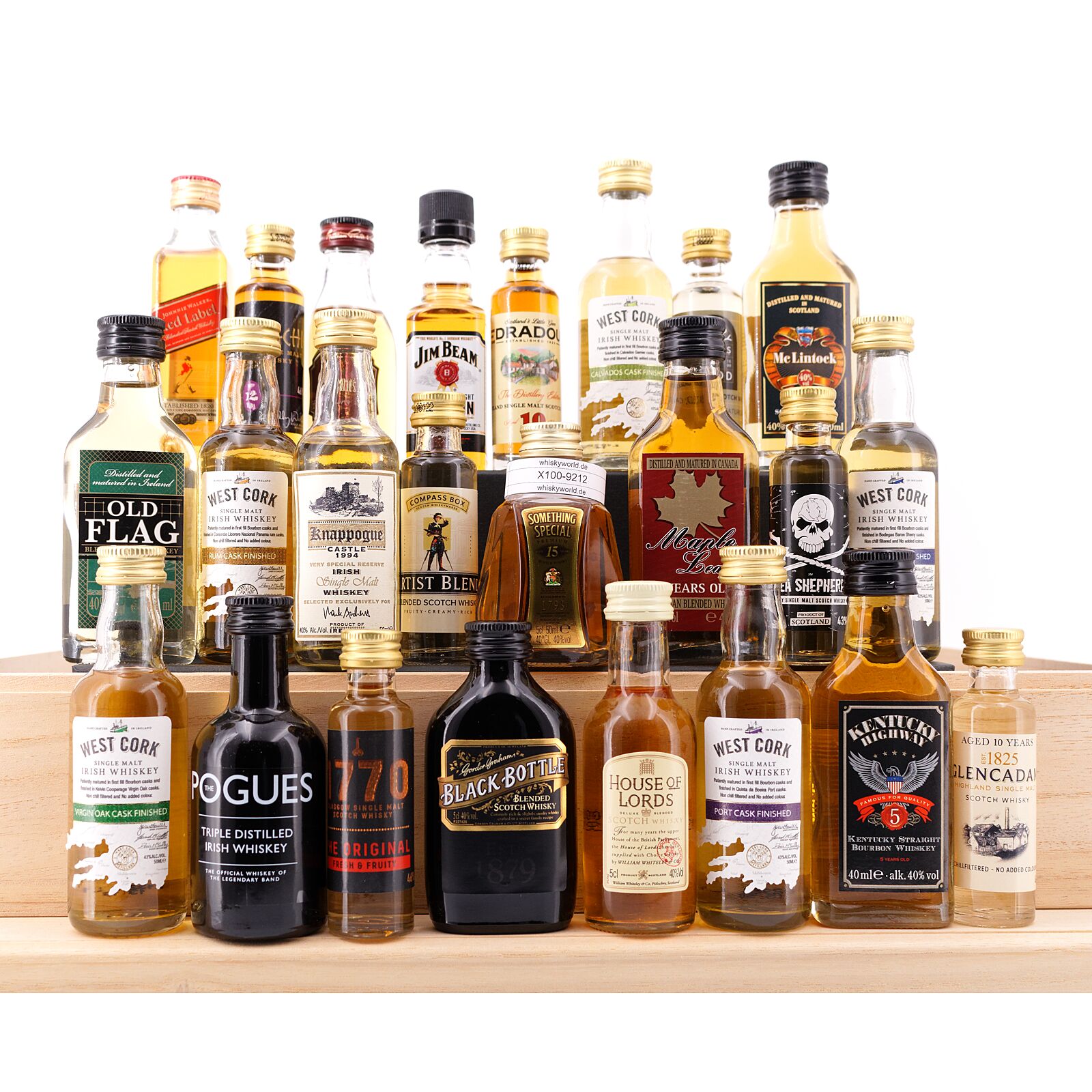 whiskyworld Whisky-Adventskalender 2023 Starter Füllset 1 0,950 Liter/ 41.1% vol