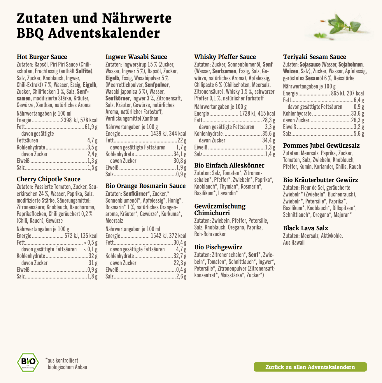 BBQ-Adventskalender BBQ-Adventskalender