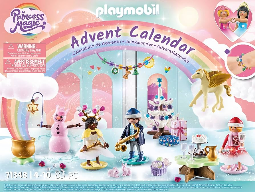 Playmobil Princess Magic 71348 - Christmas Under The Rainbow Advent Calendar 2023