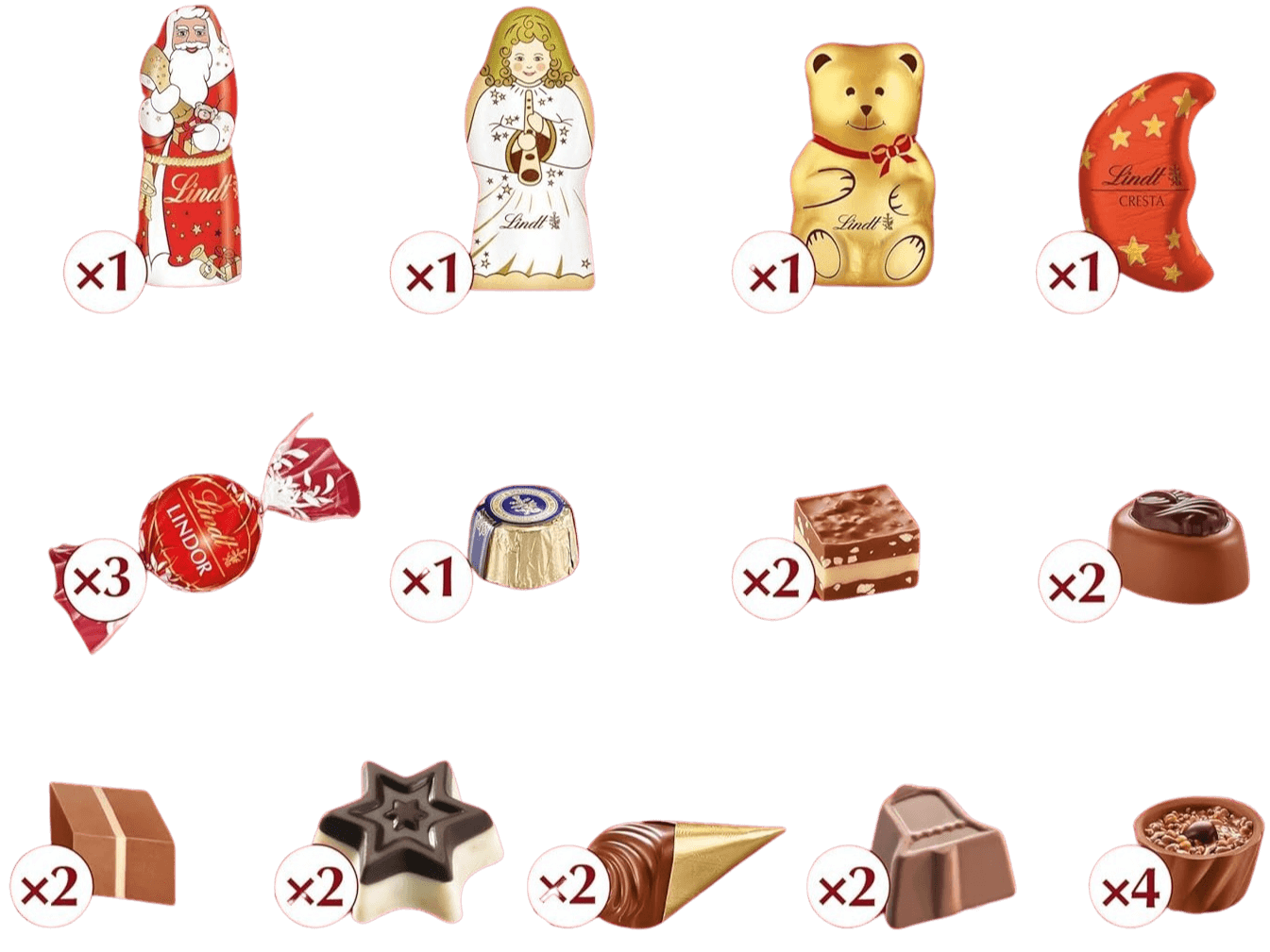 Lindt Weihnachts-Tradition Adventskalender