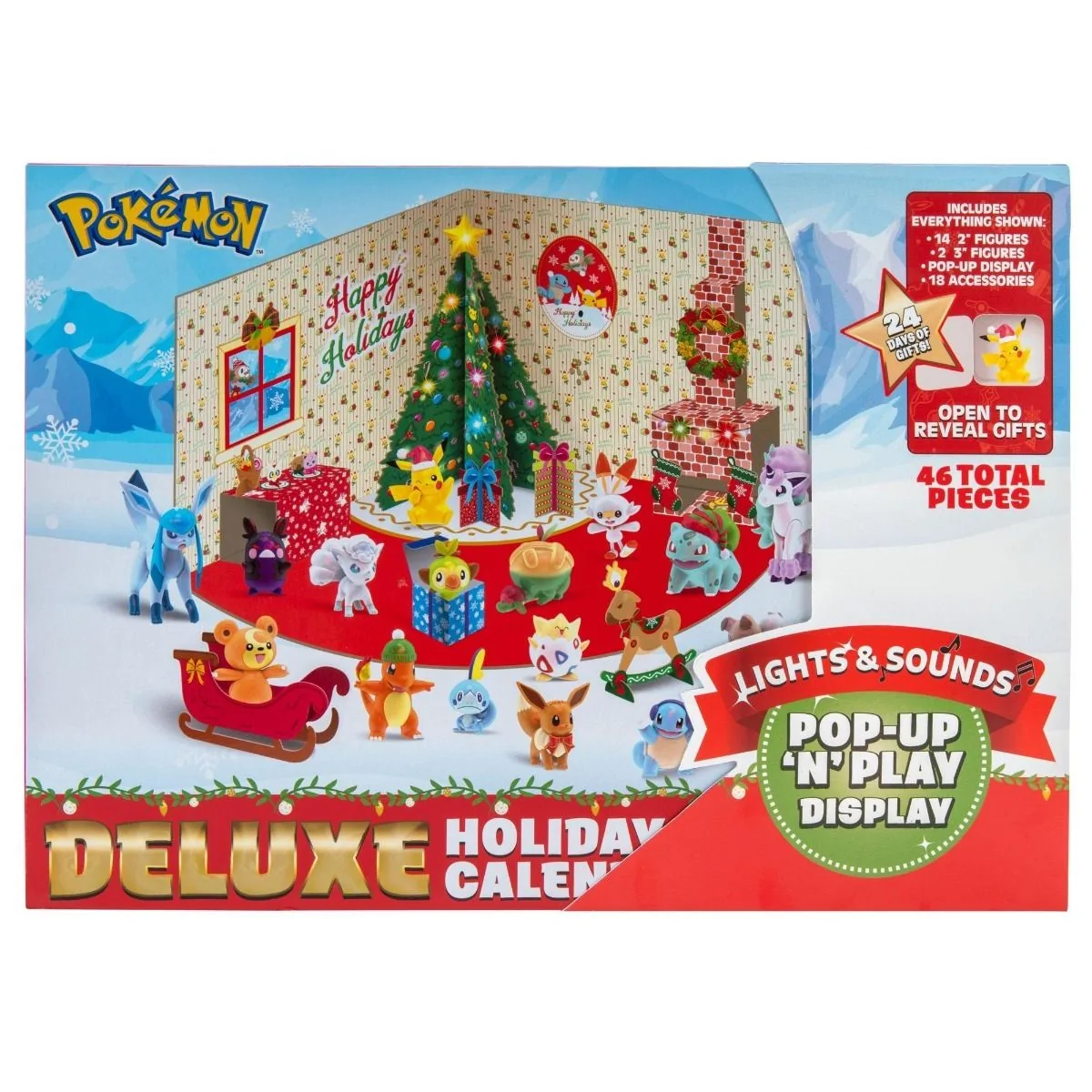 2023 Pokemon Deluxe Advent Calendar: Featuring Holiday Pikachu