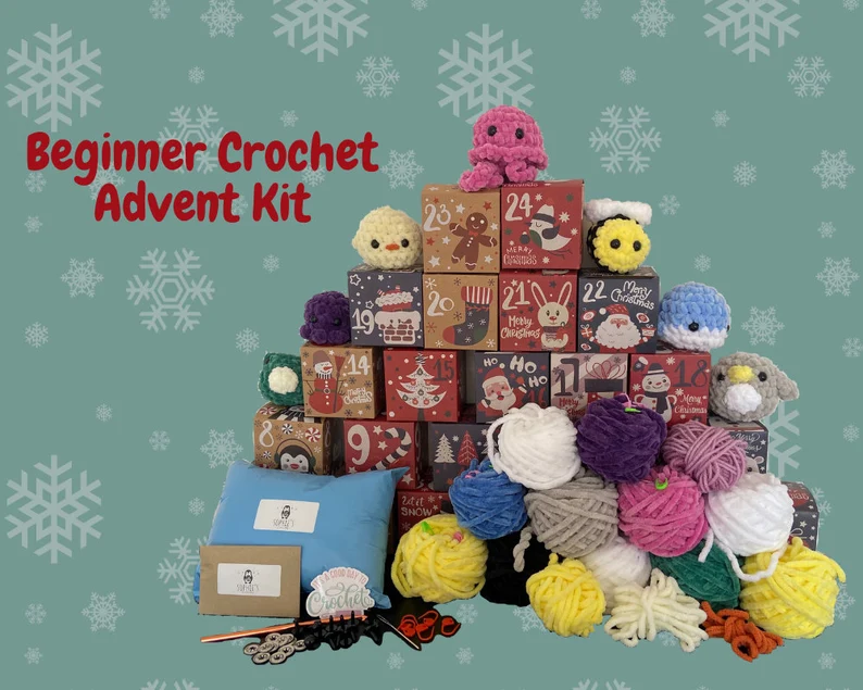 Crochet Beginner Friendly Amigurumi Advent Calendar