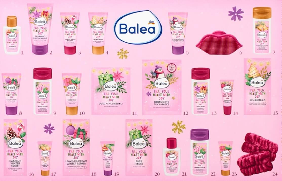 Balea Bath Adventskalender 2025 Balea Bath Adventskalender 2025