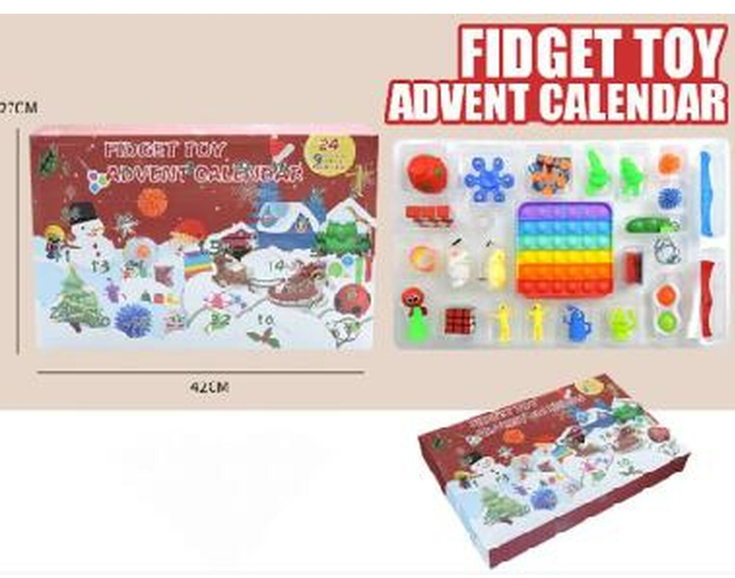 DIY Advent Calendar Fidget Set Content (EN)
