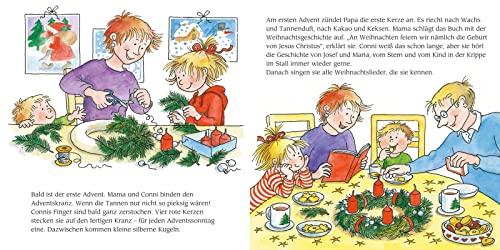 LESEMAUS 58: Conni feiert Weihnachten: Mit tollem Adventskalender | Bilderbuchgeschichte mit Adventskalender für Kinder ab 3 (58) variant