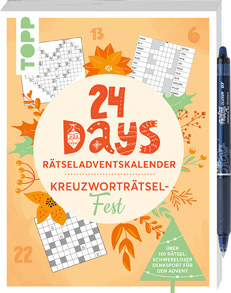 24 DAYS RÄTSELADVENTSKALENDER – Kreuzworträtsel-Fest