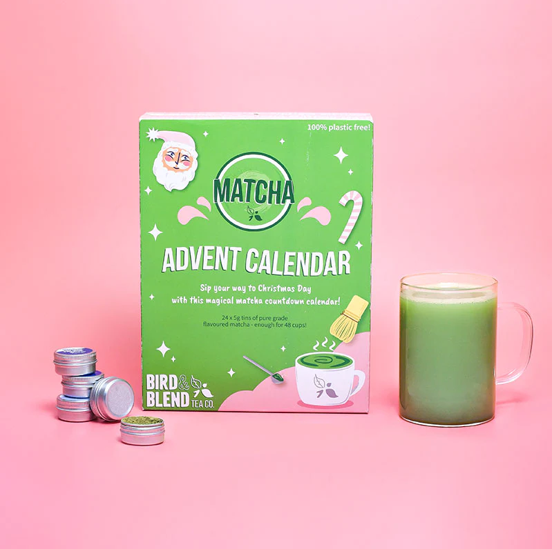 Bird & Blend Tea Co. Matcha Tea Advent Calendar 2023 - Inhalt Content (EN)