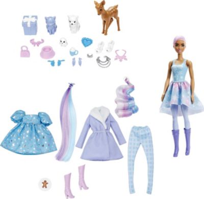 Mattel Barbie Color Reveal Adventskalender 2022 Inhalt