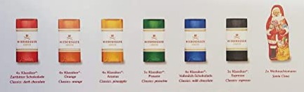 Niederegger Adventskalender Winter-Klassiker, modernes Design, gefüllt mit Niederegger Marzipan, 1er Pack (1 x 300 g) – Niederegger – detail 2