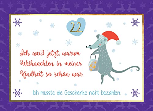 I feel betta with Lametta. 24 Gute-Laune-Sprüche für die Adventszeit: Der besondere Adventskalender variant