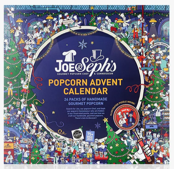 Joe & Seph's Popcorn Advent Calendar, 175g