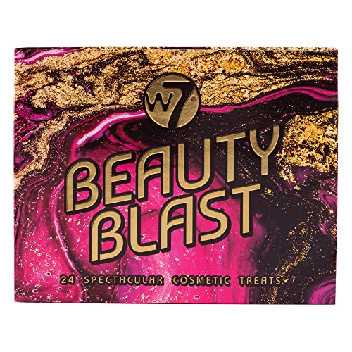 W7 Beauty Blast Adventskalender 2022 – 24 einzeln verpackte, hochwertige Make-up und Kosmetik Überraschungen zu Weihnachten – perfektes Weihnachtsgeschenk für Teenager, Töchter und Mädchen variant