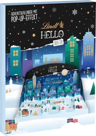 Lindt HELLO Pop Up Adventskalender Lindt HELLO Pop Up Adventskalender