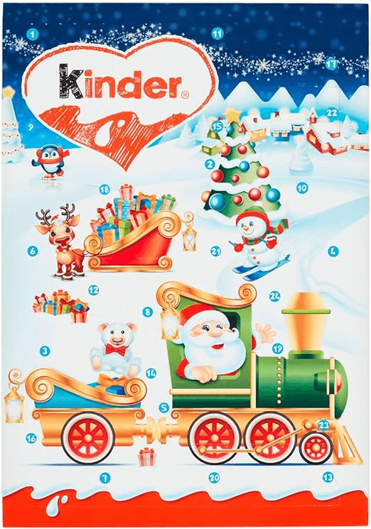 KINDER Calendario de Adviento 234 g.