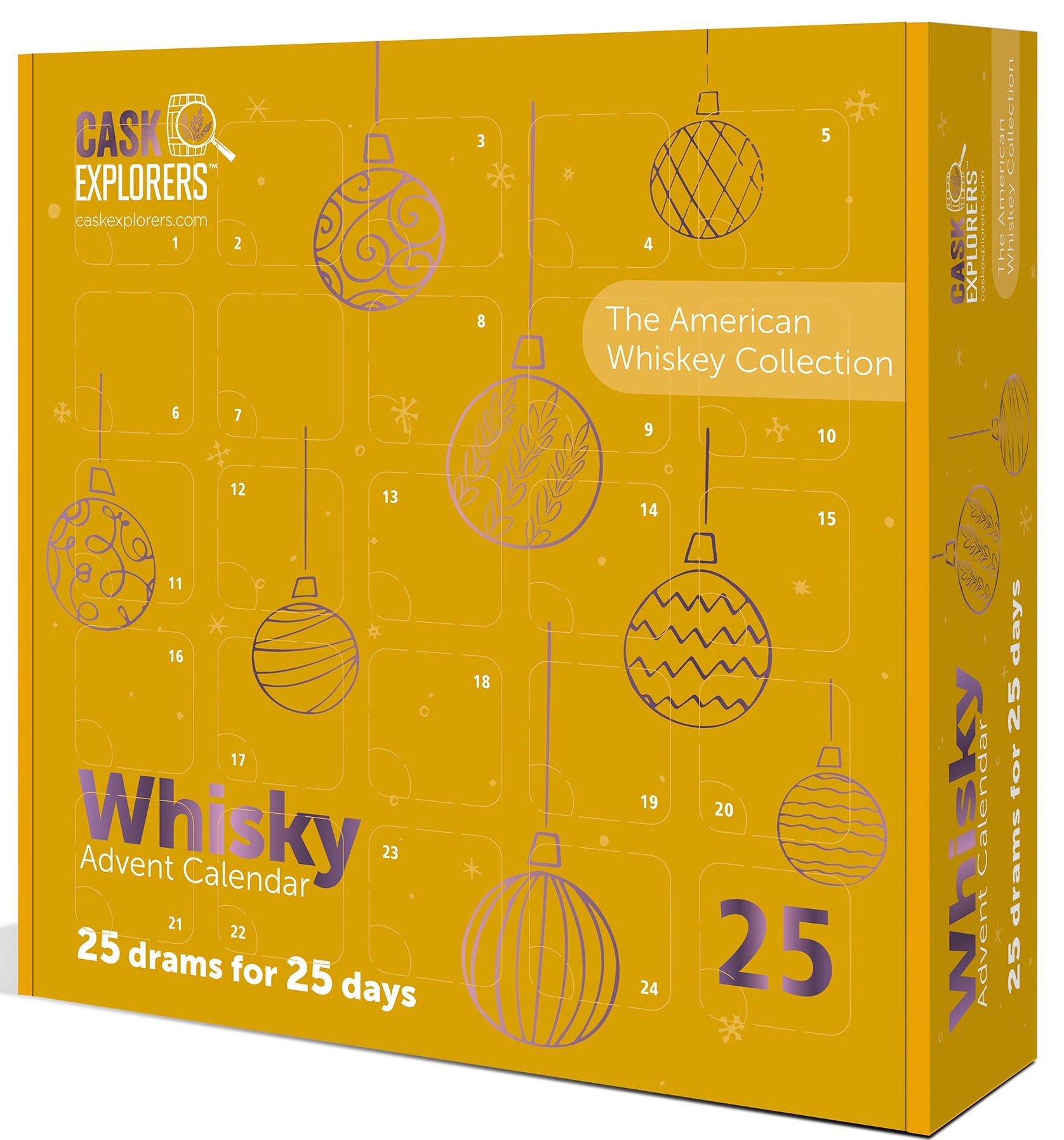 Bourbon/USA Whiskey Advent Calendar 25 Days - 25x3cl 47.4% – The Really Good Whisky Company