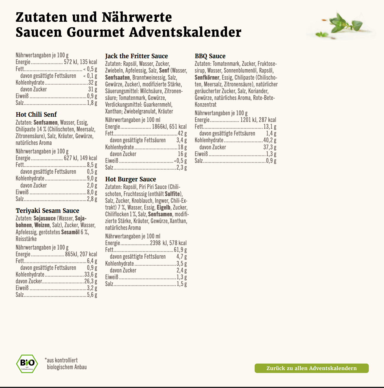 Gepp’s Saucen Adventskalender 2025 Gepp’s Saucen Adventskalender 2025