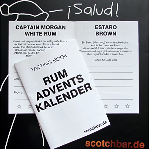 Rum Adventskalender in edler Geschenkbox exklusiv von scotchbar – 24 hochwertige Rum aus Kuba, Jamaika, Trinidad & Tobago, Nicaragua, Venezuela. variant