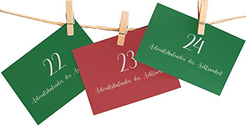 Adventskalender 2022 - Adventskalender der Achtsamkeit - 24 Achtsamkeitsübungskarten, um die Vorweihnachtszeit in vollen Zügen genießen zu können!